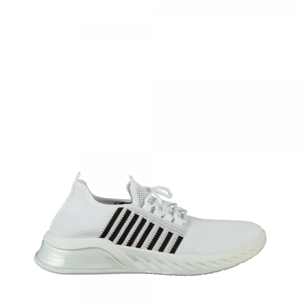 Мъжки спортни обувки бели  от текстилен материал  Dulis - Kalapod.bg